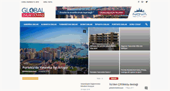 Desktop Screenshot of globalemlakdunyasi.com