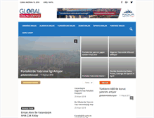 Tablet Screenshot of globalemlakdunyasi.com